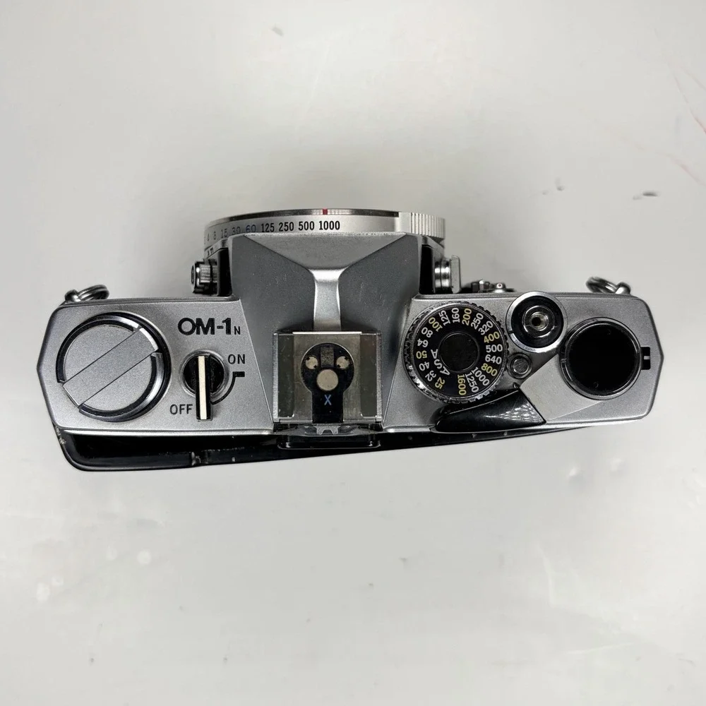 VTG Olympus OM-1N 35mm SLR Film Camera Body Only Silver REPAIR